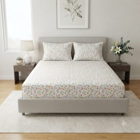 Spring Meadow Floral Bed Sheet