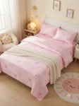 Sunny Hearts Pink Kids’ Bedding