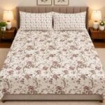 Vintage Floral Printed Bed Sheet Set