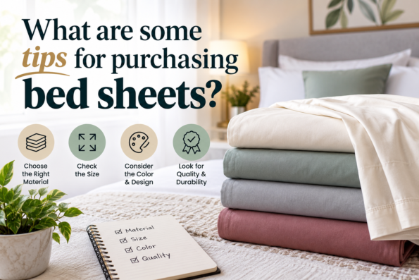 What are some tips for purchasing bed sheets?