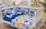 Colorful Safari Cot Bedding Set