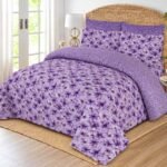 Lavender Blossom Floral Bedsheet Set