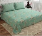 Mint Botanical – Premium 3-Piece King Bed Sheet Set