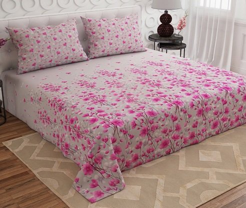 Pink Magenta Blossom – Premium 3-Piece King Bed Sheet Set Pink Magenta Blossom – Premium 3-Piece King Bed Sheet Set