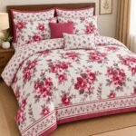 Rose Blossom Printed Bed Sheet Set