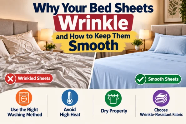Why Your Bed Sheets Wrinkle and How to Keep Them Smooth